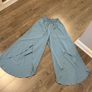 HALARA Light Blue Wide-Leg Pants
